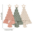 thumbnail image 2 of Macrame Woven Christmas Tree DIY Kit Christmas Craft Gift Kit Very Suitable for Family Friends Perfect Holiday Gifts, 2 of 6