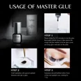 thumbnail image 4 of GOLLEE-sellador de pestañas Super Bonder, pegamento para extensiones de pestañas, 0,5 segundos, retención de secado rápido, adhesivo negro de 8 semanas （ A03 and Bonder01, 4 of 5