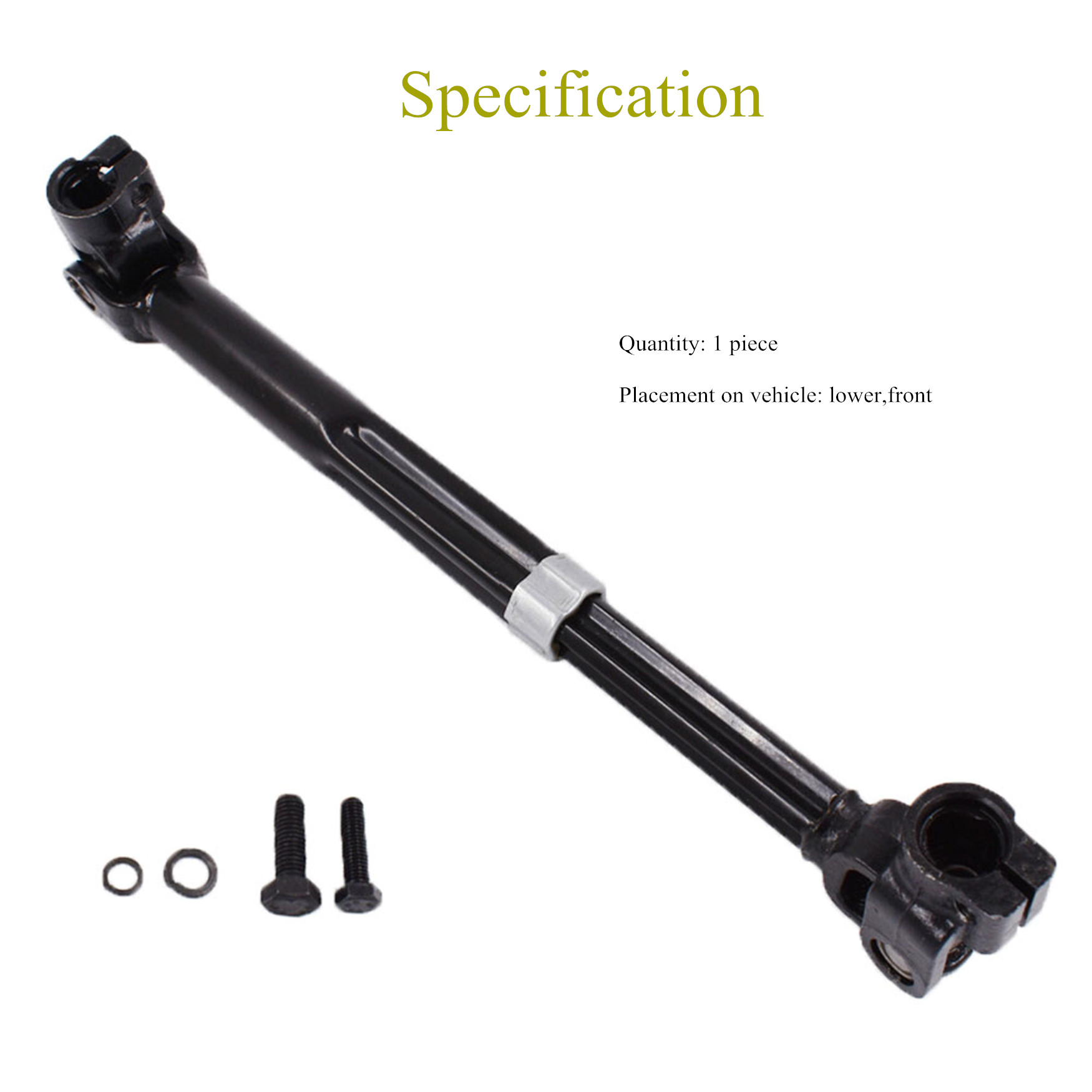 LABLT Steering Shaft Steering Column Lower Intermediate With Rag-Joint Universal U-Joint Coupler For Ford F150 2004-08 Lincoln Mark LT 06-08 8L3Z3B676B 425-361 5L3Z3B676AA 425 361