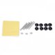 thumbnail image 5 of Puerta de seguridad para perros y gatos con cerradura de 4 vías puerta de plástico para mascotas (negro XL) JShteea Libre de BPA, 5 of 9