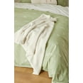 thumbnail image 4 of Bouclair White Kyra Plush Throw, 4 of 10