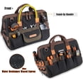 thumbnail image 6 of WELKINLAND 32-Pockets Heavy-Duty Waxed Canvas Tool Bag, 16-inch, 6 of 7