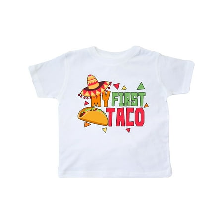 

Inktastic My First Taco for Cinco De Mayo Gift Toddler Boy or Toddler Girl T-Shirt