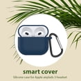 thumbnail image 1 of Funda para Audífonoses con soporte para Audífonoses para Apple Airpods 3 (azul medianoche), 1 of 9