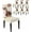 White Brown, variant on Dining Chair Covers Set of 6,Thanksgiving Turkey Maple Leaf Universal Stretch Kitchen Seat Covers Parsons Chair Protector Slipcover for Home Restaurant Party Decor,Farmhouse Pumpkin Chicken