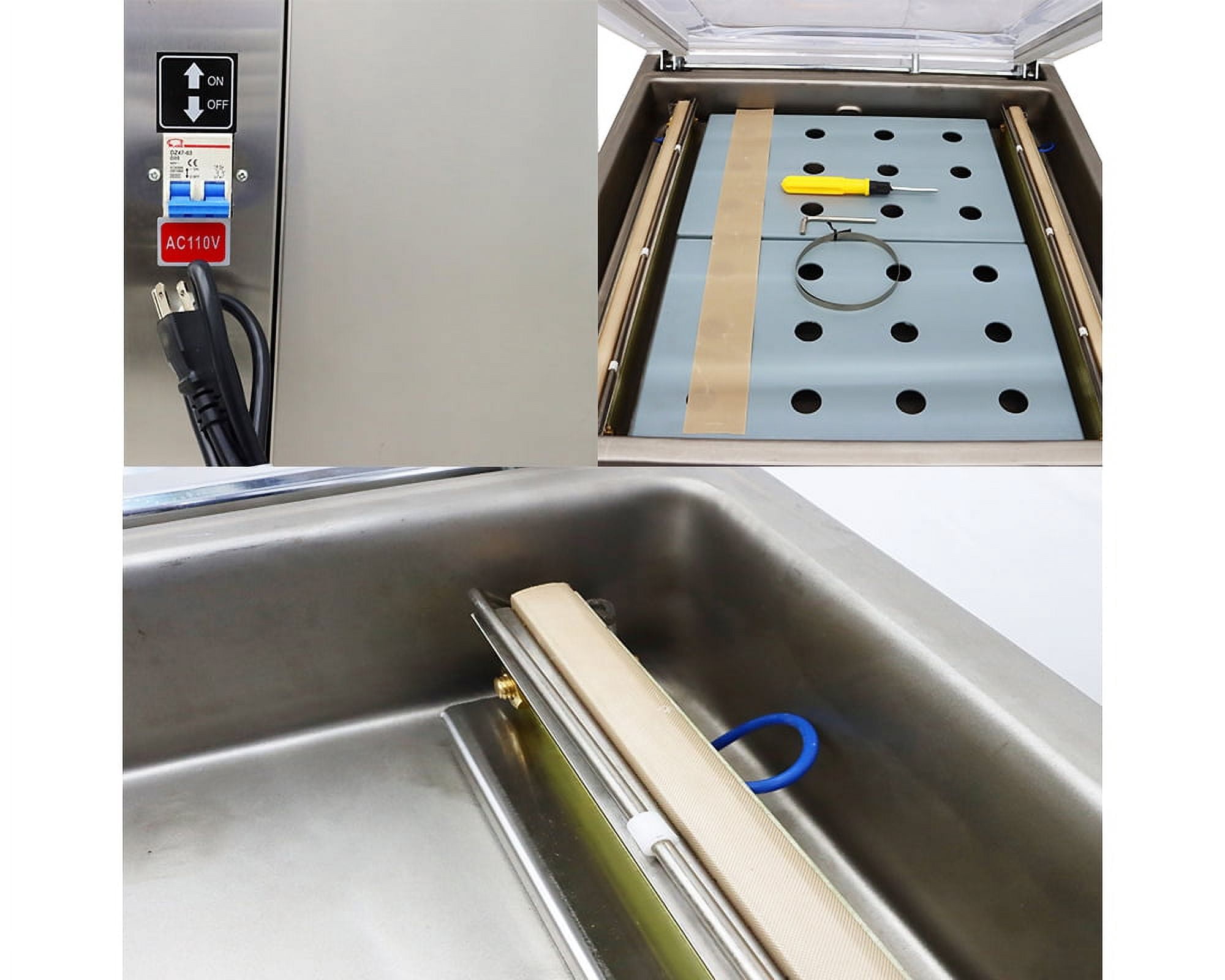 INTSUPERMAI DZ-500 Single Chamber Vacuum Packaging Machine Automatic Vacuum Sealer