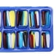 thumbnail image 3 of Juego de puntas acrílicas para decoración de uñas, cubierta completa de Color puro, prensa Artificial en uñas postizas, 100 Uds., 3 of 8