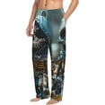 thumbnail image 6 of Kdxio Cute Skeletons Figurines Print Men's Sleep Pajama Pant Lounge Pants with Pockets-Small, 6 of 6