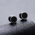 thumbnail image 5 of Great Wall pattern magnetic clip-on earrings for men, no piercings, 2026 new retro trendy design, simple jewelry., 5 of 6