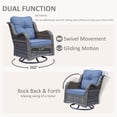 thumbnail image 4 of Fulljojor twelve Pieces Outdoor Patio Furniture Set, Rattan Wicker Sectional Swivel Rocker Chairs Sets, 4 of 9