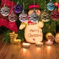 thumbnail image 3 of 6 piezas/caja de adornos navideños variados de bolas blancas y doradas para colgar en el árbol de Navidad, adornos navideños para el hogar, Navidad, Noel, color rosa., 3 of 8