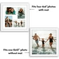 thumbnail image 7 of Americanflat 12x12 Collage Picture Frame - Fits Four 4x6 Photos or One 12x12 Picture - White, 7 of 7