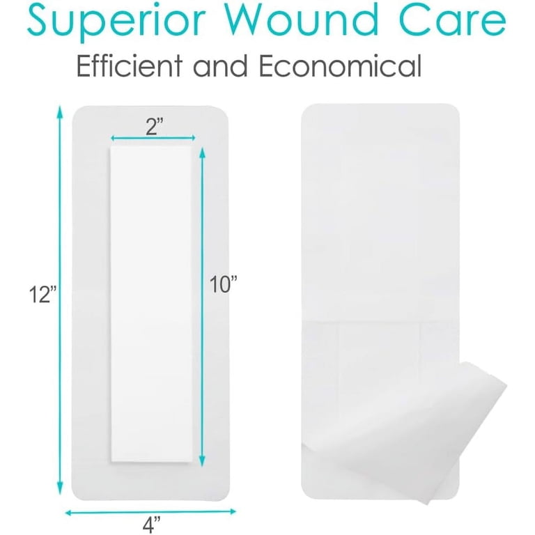island dressing bandage Adhesive 4 x 4 Inch Dressing, NonWoven Ceeport Adhesive Island Dressing with
