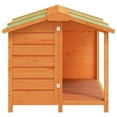 thumbnail image 2 of vidaXL Dog Kennel Brown 37.8"x34.3"x31.7" Solid Wood Pine, 2 of 8