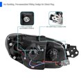 thumbnail image 5 of Spec-D Tuning Black Smoke Projector Headlights w/ LED Strip Compatible with 2006-2007 Subaru Impreza WRX, Left + Right Pair Headlamps Assembly, 5 of 6