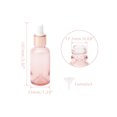 thumbnail image 2 of JIUWU Glass Dropper Bottles with Glass Eye Pipette 1 oz Pink Sample Dropper Vials Empty Travel Essential Oil Perfume Glass Tincture Bottles Vials, 5 Funnel Include 15Pcs 30ml, 2 of 7