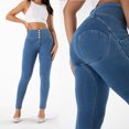 thumbnail image 1 of Pantalones vaqueros deportivos y de ocio para mujer Pantalones de fitness de alta calidad Leggings de yoga cómodos Mallas elásticas grandes, 1 of 5