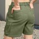 thumbnail image 5 of Pantalones Cortos de Mujer con Bolsillos Traje de Verano Casual Cinco Cuartos de Longitud, Tela Ligera para Uso Diario, de Playa Y de Fiesta, 5 of 7