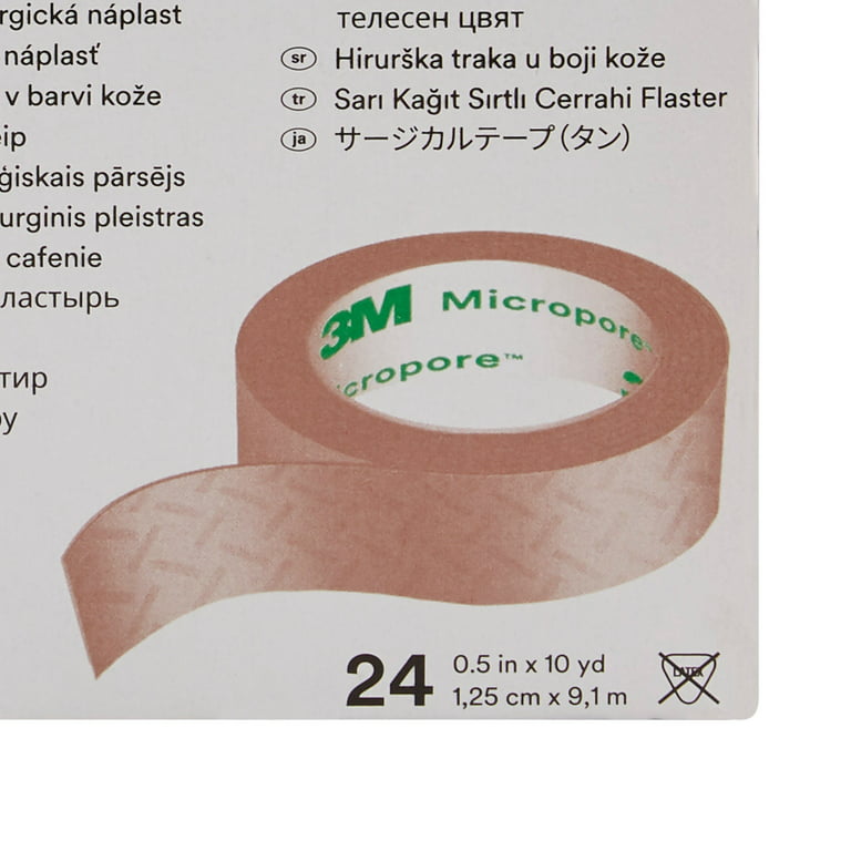 3M 1533-0 Micropore Surgical Paper Tape Tan 1/2 x 10 yds