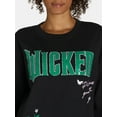 thumbnail image 3 of Wicked Embroidered Graphic Sweatshirt, Women's, 3 of 5