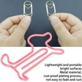 thumbnail image 4 of 100PCS Cute Paper Clips Dog Shaped Paperclips Rust Proof Metal Bookmark Clips For Kids Students Teachers, 4 of 8