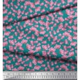 thumbnail image 2 of Soimoi Crepe Silk Fabric Orchid Floral Printed Fabric 1 Yard 42 Inch Wide, 2 of 3