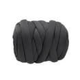 thumbnail image 4 of Hilo grueso de 250 g, hilo voluminoso de 11 a 13 m de grosor, lavable, para tejer a mano. Gris oscuro, 4 of 9