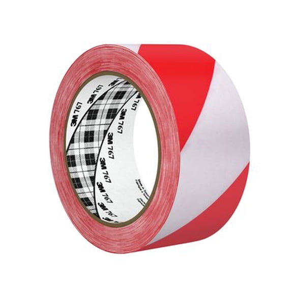 3M 767 Striped Vinyl Tape, 2" x 36 yd.