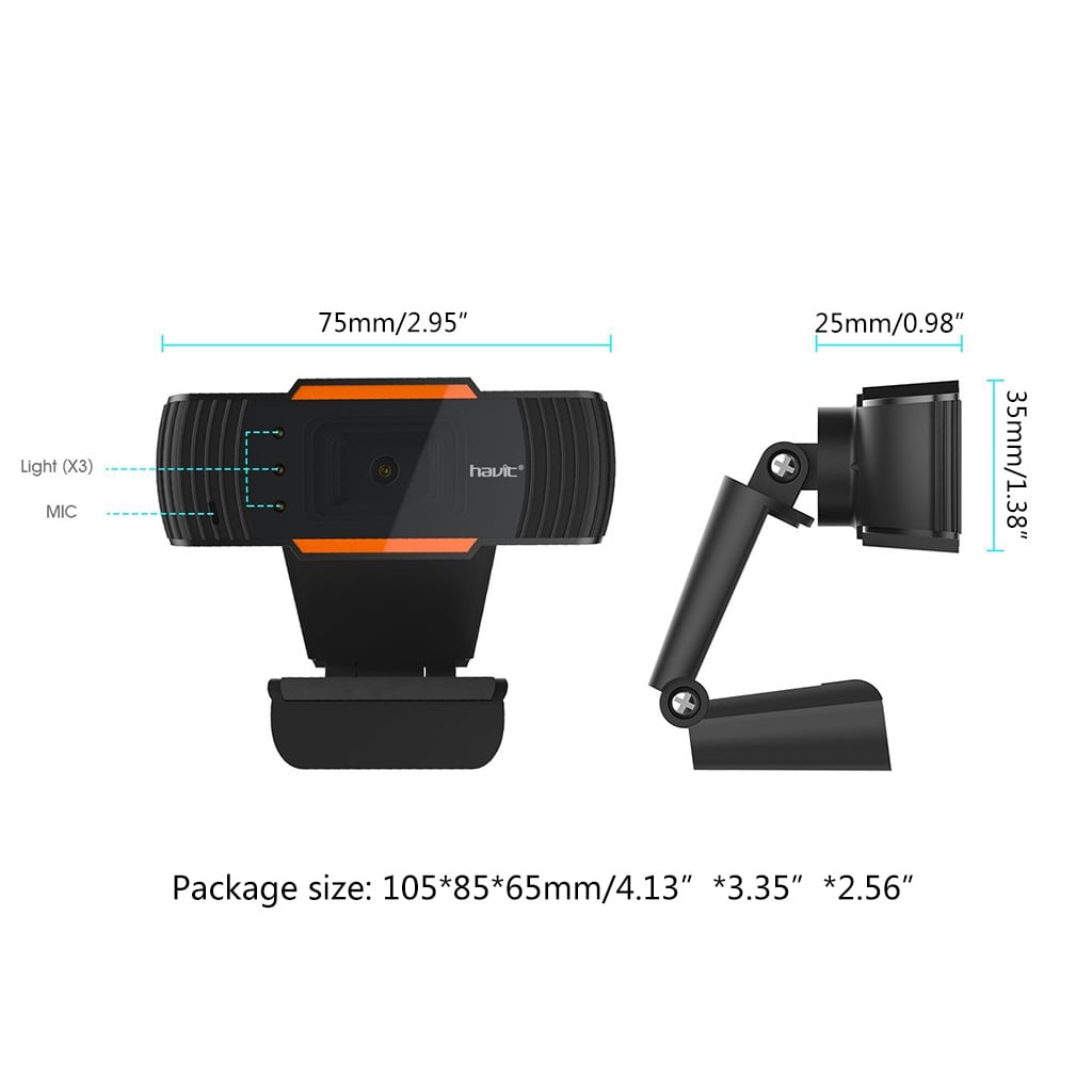 Drrntien 480P Webcam High-definition Camera Built-in Microphone USB Plug for Video Conferencing Recording Streaming Meeting