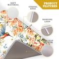 thumbnail image 4 of Hummingbird Flowers Dish Drying Mat 18x24 Inches,Watercolor Floral Butterflies Seasonal Absorbent Microfiber Drainer Rack Pads Protector for Countertop Coffee Bar, 4 of 6