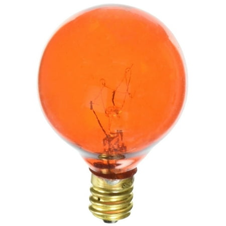 S3836 10 Watt G12 5 Incandescent 120 Volt Candelabra Base Light Bulb S3836 10 Watt G12 5 Incandescent 120 Volt Candelabra Base Light Bulb Transpa Amber 1500 Average Rated Hours By Satco From Usa Com