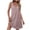 Brown, variant on Xunlbb Womens Summer Dresses Women's Casual With Pockets Summer Dress Solid Color V-Neck Mini Dresses Gift for Her Size S-2XL