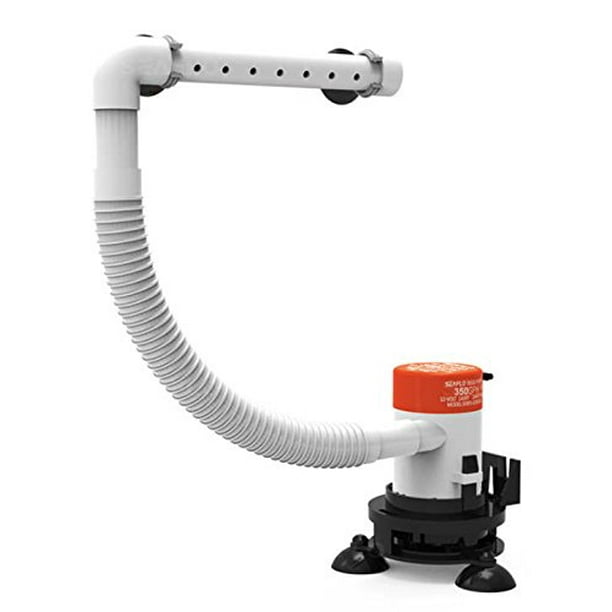 SeafloPortable 12v Livewell Aeration Pump System Kit for Boats