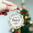 thumbnail image 4 of Doctor's First Year Ornament for Christmas Holiday 2025, First Christmas As Doctor Ornament, Custom New Job Ornament Gift for Doctor Physician with Name Year Doctor Xmas Ceramic Ornament bNo55B, 4 of 6