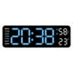 thumbnail image 3 of Descuento Relámpago, Reloj electrónico multifunción con alarma LED, indicador de segundos con salto de temperatura y cuenta regresiva, reloj de mesita de noche Akmoler, 3 of 6
