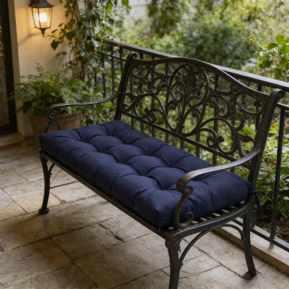 Indoor/Outdoor Bench Cushion 40 x20 Inch Water-Resistant & 3-Year Fade-Resistant Patio Furniture Cushions for Porch Swing, Loveseat Chair