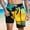 Orange, variant on Mens Swim Trunks with Compression Liner Bathing Suit 7 Inch Inseam Quick Drying Board Shorts Swimwear