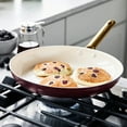 thumbnail image 5 of GreenPan Reserve Ceramic Nonstick 10-Piece Cookware Set | Merlot with Gold-Tone Handles, 5 of 10