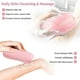 thumbnail image 3 of Set Of 3 Double-sided Silicone Bath Brushes For Scrubbing The Body For Deep--, 3 of 4