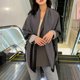 thumbnail image 4 of 130x130cm Large Fashion Geometric Printed Scarf Women Twill Imitation Silk Hijab, 4 of 4