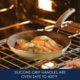 thumbnail image 6 of Rachael Ray Cook + Create 12.5" Aluminum Nonstick Frying Pan, Almond, 6 of 10