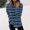 *Dark Blue, variant on ClodeEU Women's Striped Long Sleeve T-Shirt,Fall Crew Neck T Shirts, Loose Casual Blouses Tops Black,Womens Plus L