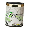 thumbnail image 2 of Papelera decorativa de 10L, elegante, ideal para dormitorio, baño, cocina, debajo Estilo C, 2 of 9