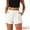 White, variant on DARING DIVA Women's Soft Stretchy Drawstring Lounge Shorts XS White