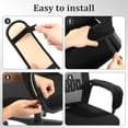 thumbnail image 3 of BESTYASH Black Rectangular Armrest Pads for Gaming Chairs 1 Pair Comfort, 3 of 7