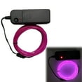 thumbnail image 4 of BallsFHK 1M Battery Operated Luminescent Neon LED Lights Glow EL Wire String Strip Rope, 4 of 4