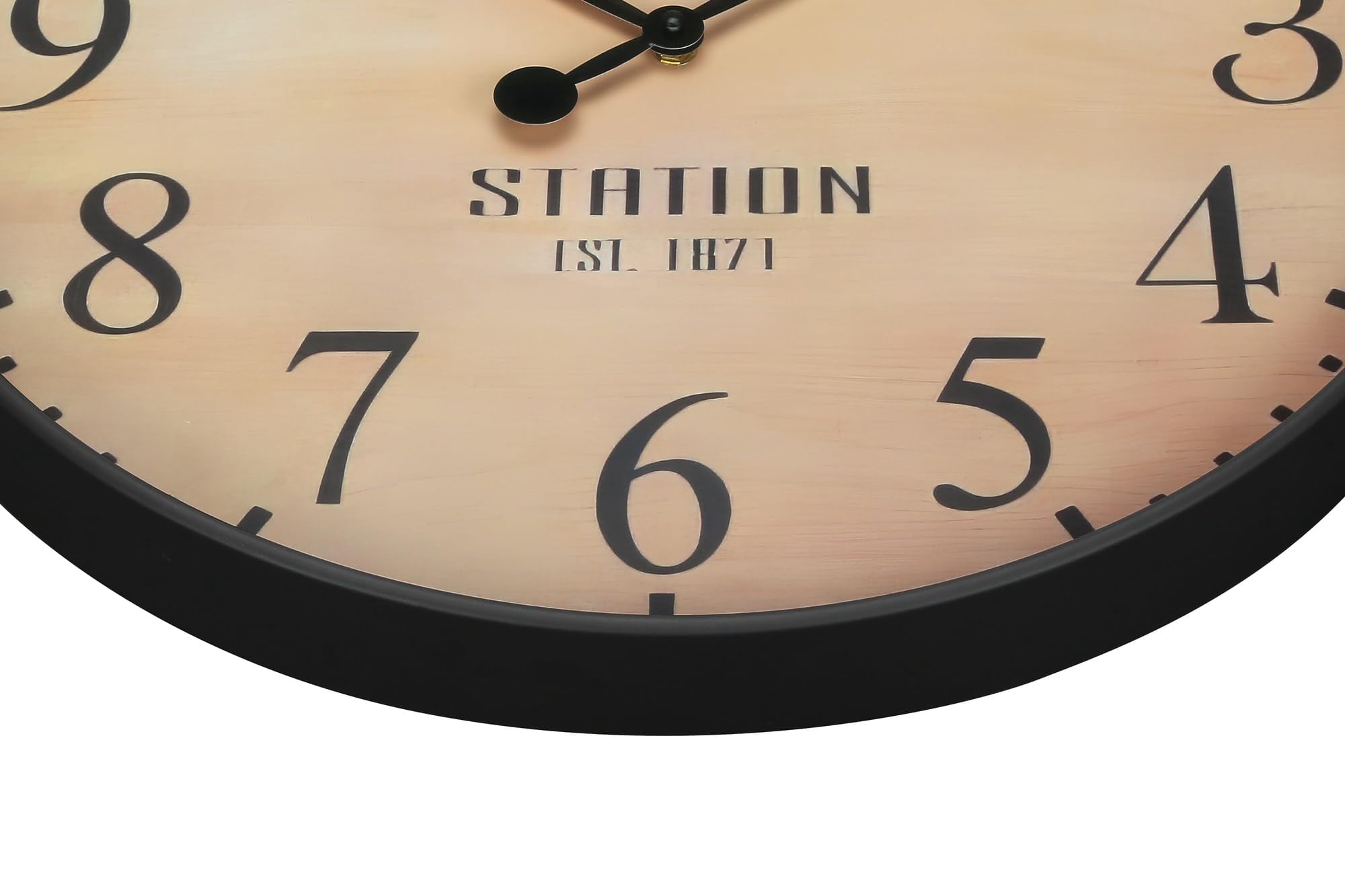 Clocks - 20" Round - Wall Clock - Antique Brown - Transitional