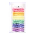 thumbnail image 2 of LUU-Lash Extension Kit, 120 Pcs DIY Lash Clusters Individual 14mm 16mm Mixed Soft False Eyelashes Rainbow Colorful Cluster Lashes Reusable Fluffy Lash for Women_SAI, 2 of 9