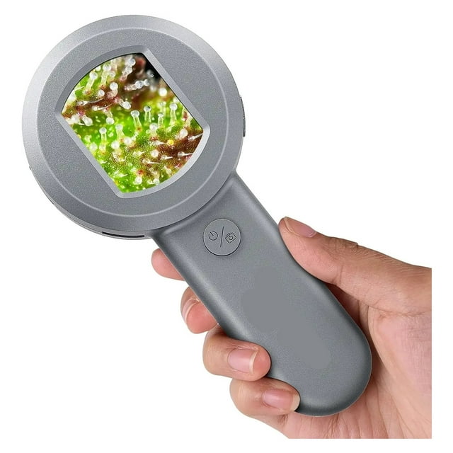 P10 Microscope for Adults Kids Handheld Coin Magnifier with Light for Error Coins Collector ,Widely Used