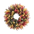 thumbnail image 1 of Corona de puerta delantera mayimx decorativa de otoño con escarcha, 1 of 9